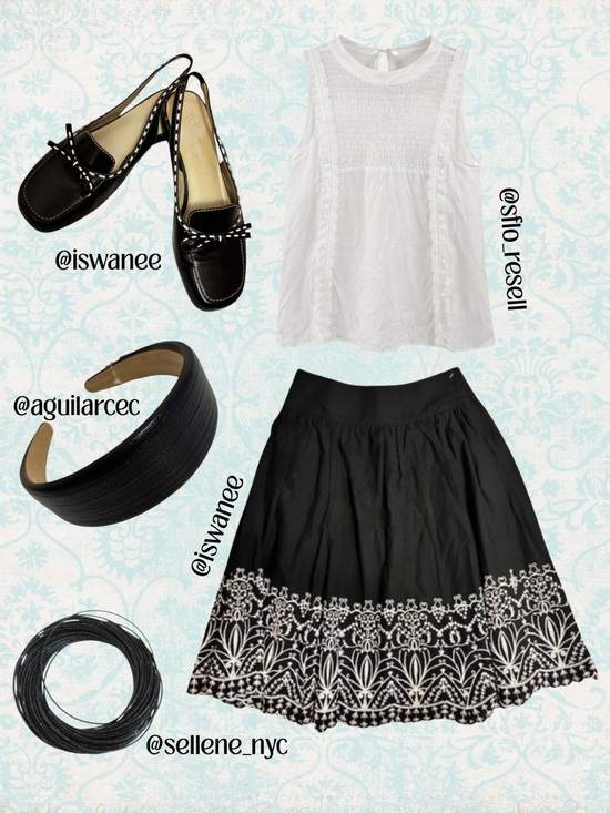 Anne Klein Dresses & Skirts - Outfit Inspiration!! Find this skirt and shoes in my closet.